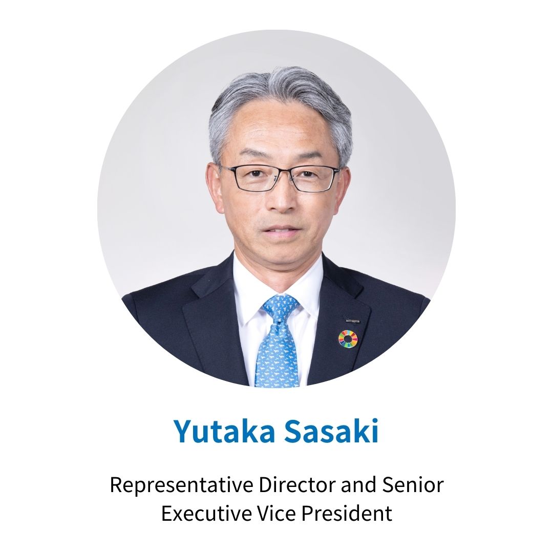Yutaka Sasaki, Representative Director and Senior Executive Vice President